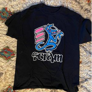 Men's Scram Skateboards Shirt Black Large